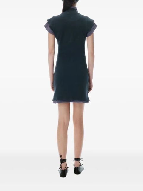 Alexander Wang layered mini dress - Blue