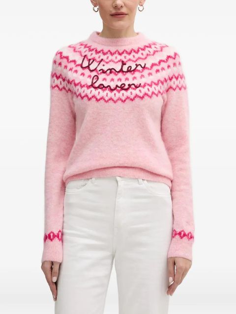 MC2 Saint Barth patterned sweater - Pink - zdjęcie produktu nr 1