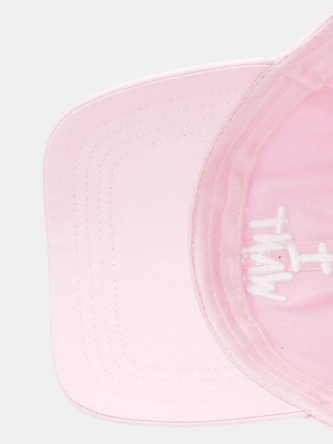 Juicy Couture czapka z daszkiem bawełniana I Want Candy kolor różowy JCAWH126703