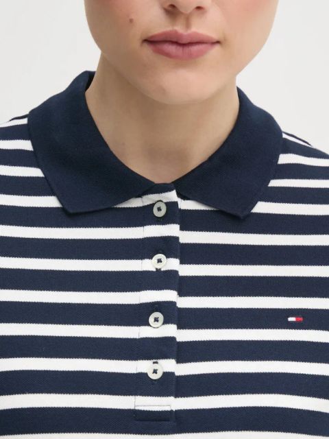 Tommy Hilfiger polo damski kolor granatowy WW0WW43224