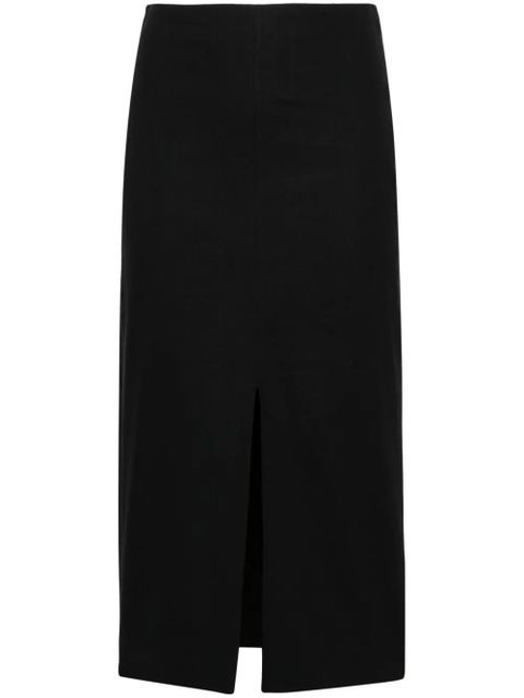 ISABEL MARANT Mills pencil midi skirt - Black - zdjęcie produktu nr 1