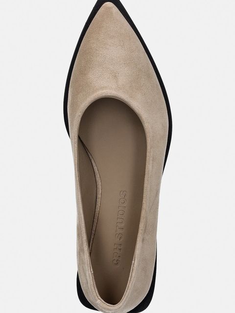 Copenhagen baleriny zamszowe