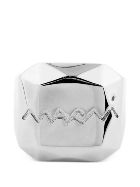 Marni patterned signet ring - Silver - zdjęcie produktu nr 1