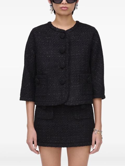 Marc Jacobs The Tweed Backwards jacket - Black
