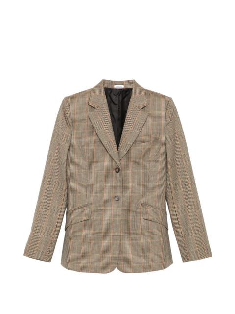 Alexander McQueen Country Check Single-breasted blazer - Brown - zdjęcie produktu nr 1