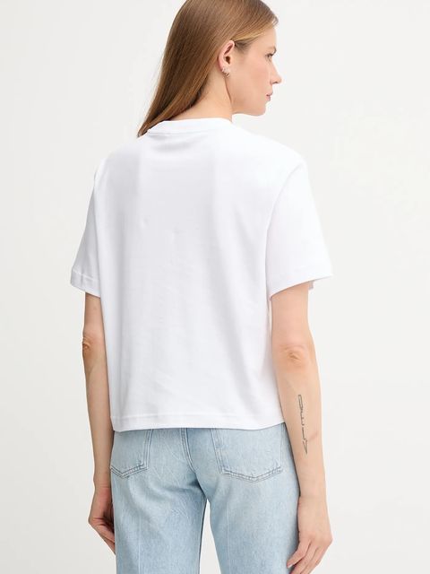 Calvin Klein Jeans t-shirt bawełniany damski kolor biały LV047D205G