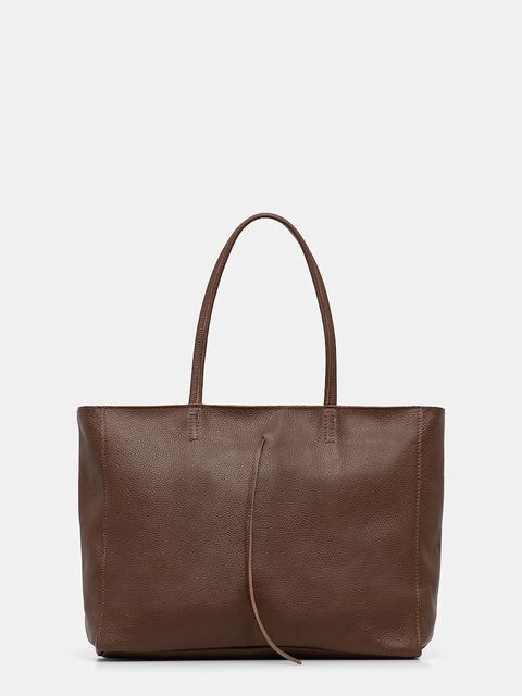 Answear Lab torebka skórzana kolor brązowy - zdjęcie produktu nr 1