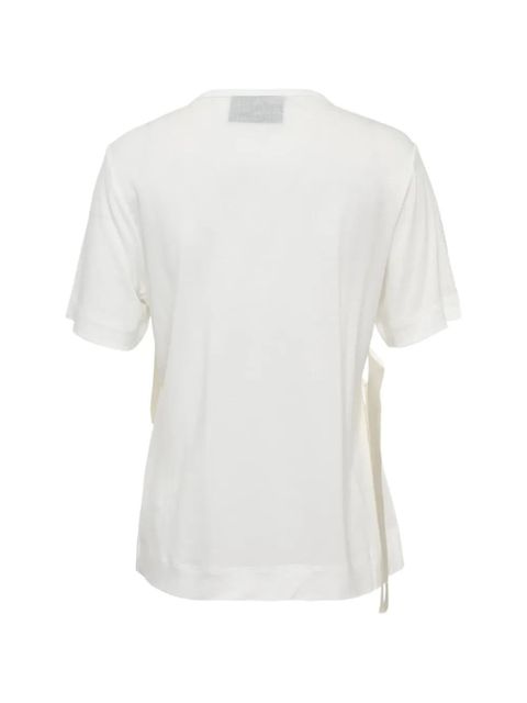 Simone Rocha bow sash T-shirt - White - zdjęcie produktu nr 2