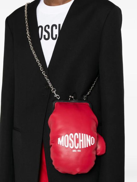 Moschino boxing glove chain shoulder bag - Red - zdjęcie produktu nr 2