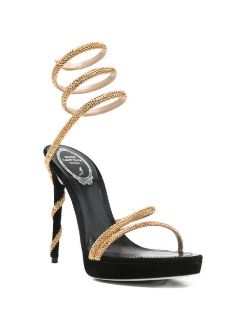 René Caovilla Margot spiral embellished sandals - Gold - zdjęcie produktu nr 2