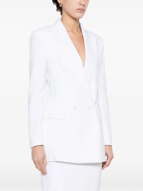Max Mara Mxmpagella double-breasted blazer - White