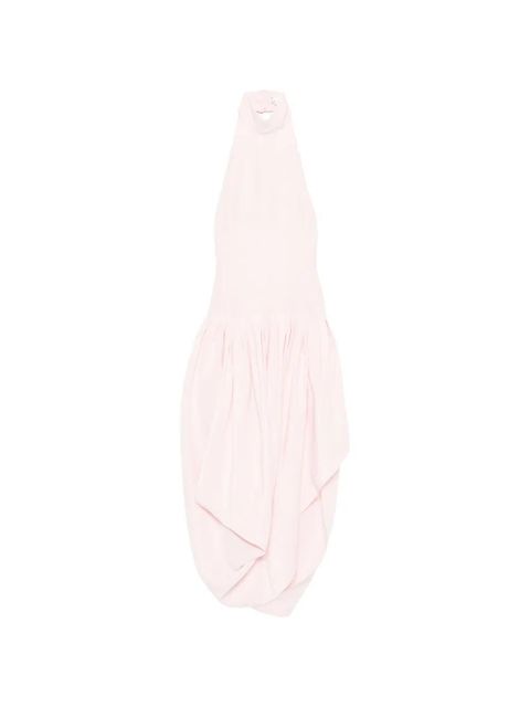 Magda Butrym halterneck draped asymmetric dress - Pink - zdjęcie produktu nr 1