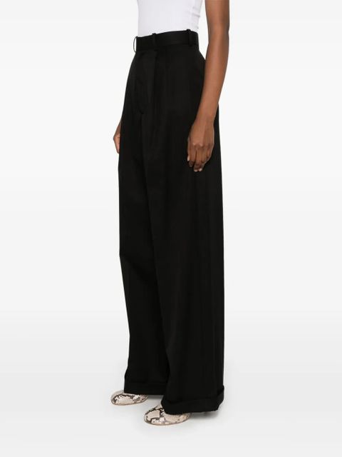 LOEWE pleated trousers - Black