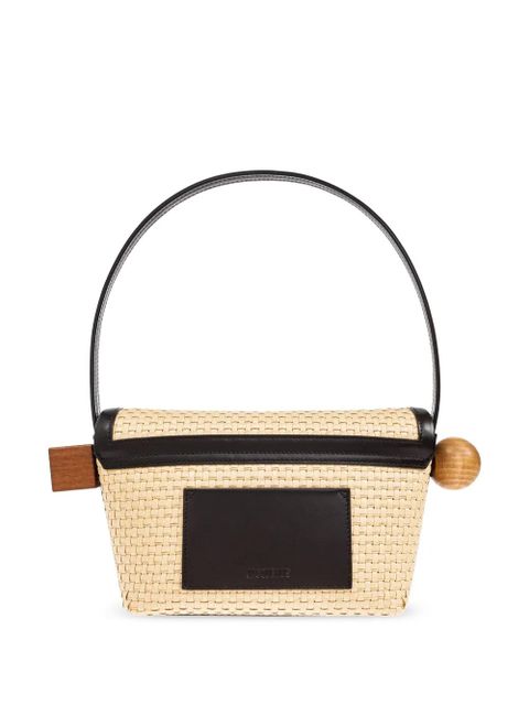 Jacquemus The Rond Carré shoulder bag - Neutrals