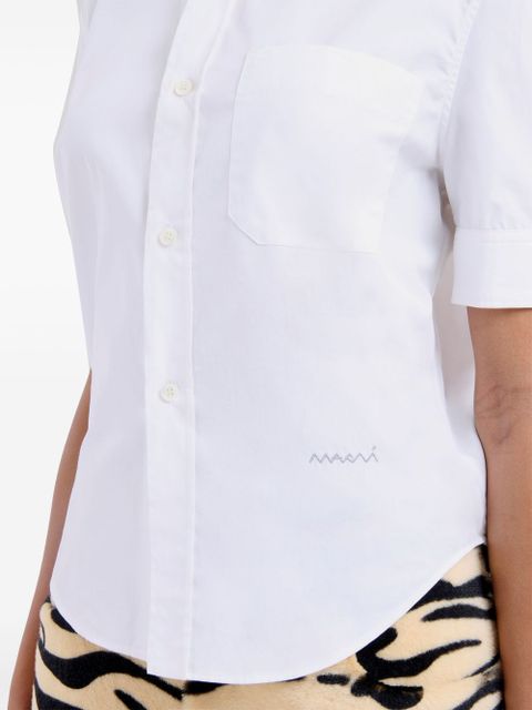 Marni cotton short-sleeve shirt - White - zdjęcie produktu nr 2
