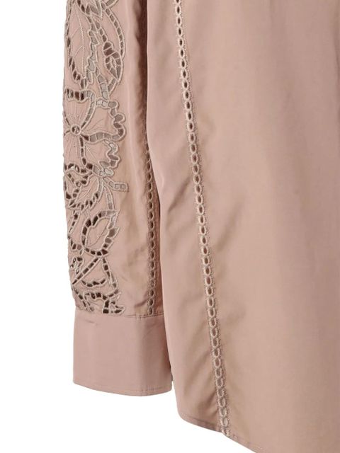 Weekend Max Mara Elmi floral-paterned shirt - Brown