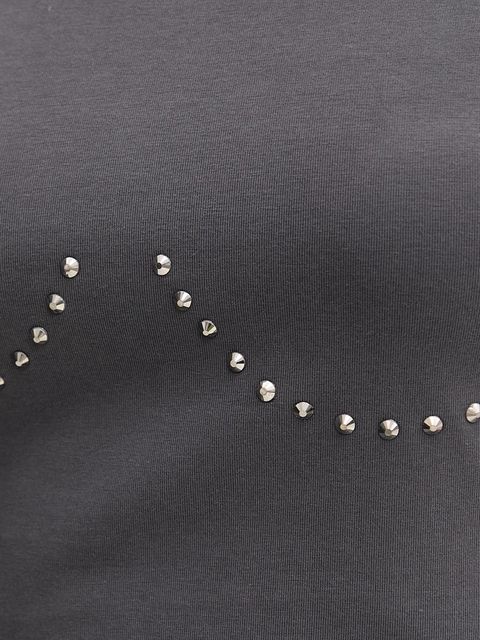 Never Fully Dressed t-shirt damski kolor szary - zdjęcie produktu nr 2