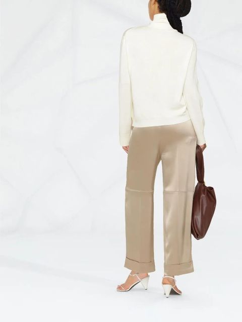 Jil Sander roll-neck virgin wool jumper - Neutrals
