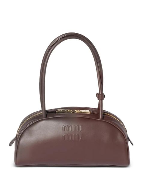 Miu Miu Beau leather shoulder bag - Brown - zdjęcie produktu nr 1