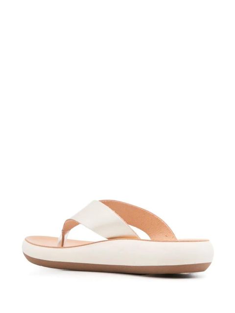 Ancient Greek Sandals leather metallic sandals - Gold