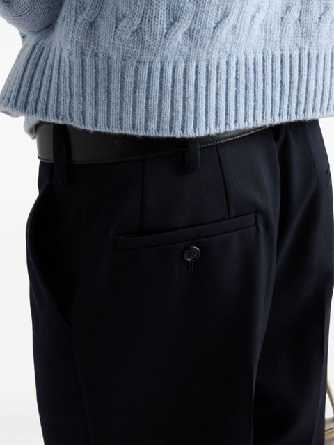 Prada gabardine trousers - Blue