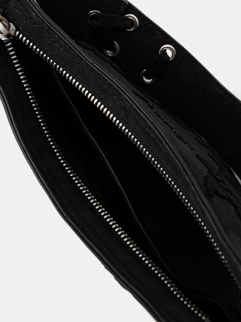 Desigual torebka ROMEO FLORAL TOTAL BL kolor czarny 25WAXP40