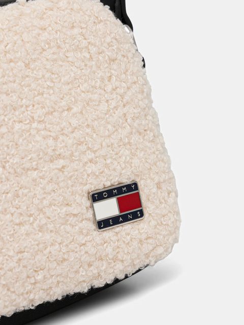 Tommy Jeans torebka kolor beżowy AW0AW18010