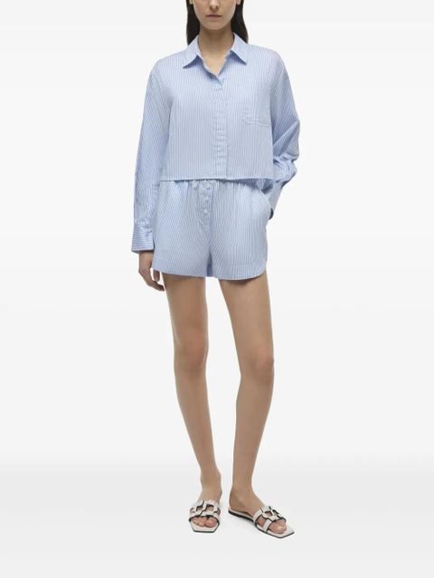 Simkhai Sarah cotton shorts - Blue - zdjęcie produktu nr 2