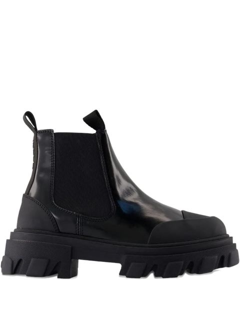 GANNI leather chelsea boots - Black - zdjęcie produktu nr 1