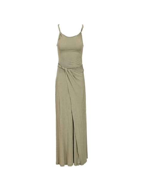 Diesel maxi Estiga sleeveless waist-knot dress - Green - zdjęcie produktu nr 1