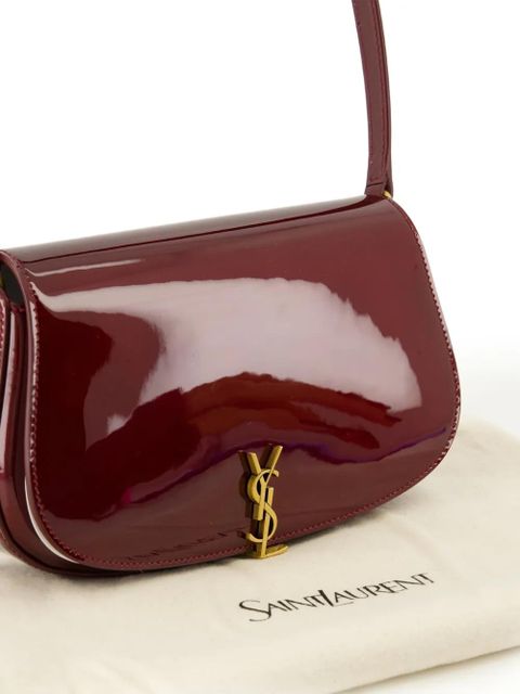 Saint Laurent Voltaire logo-plaque shoulder bag - Red