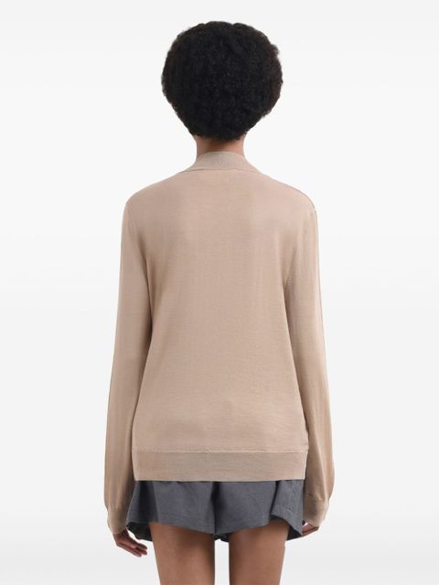 Marni colourblock sweater - White