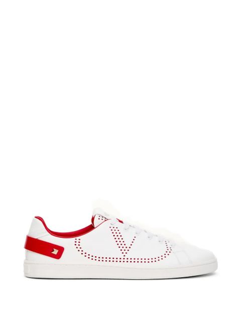 Valentino Garavani Backnet calfskin sneakers - White - zdjęcie produktu nr 1