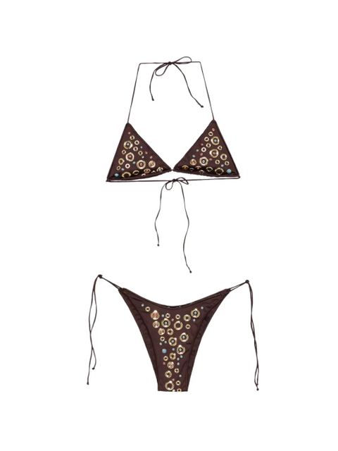 Oséree Stud bikini - Brown - zdjęcie produktu nr 1