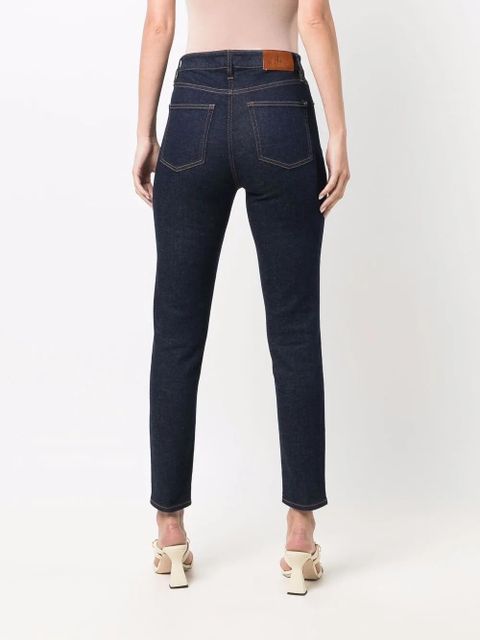 Lauren Ralph Lauren high-rise skinny ankle - Blue