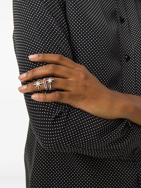 APM Monaco Double Météorites ring - Silver - zdjęcie produktu nr 2