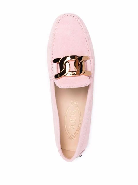 Tod's chain-link loafers - Pink