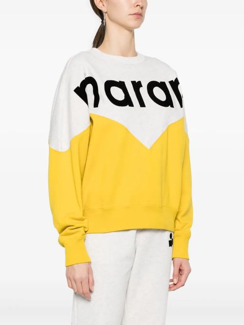 MARANT ÉTOILE Houston crew-neck sweatshirt - Yellow