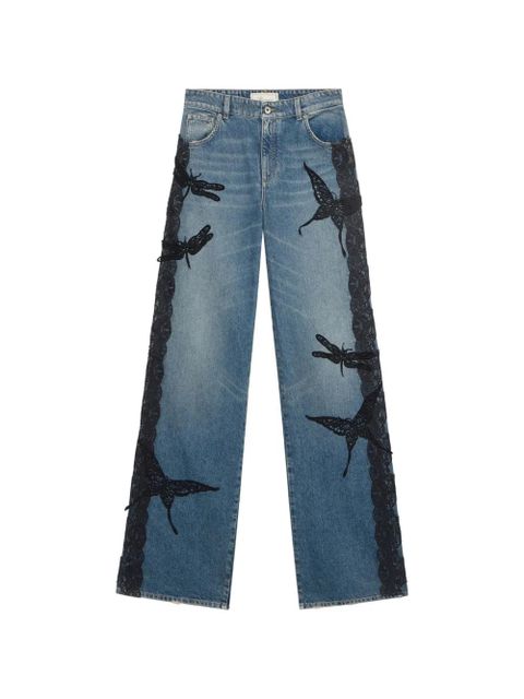 Blumarine butterfly lace jeans - Blue - zdjęcie produktu nr 1