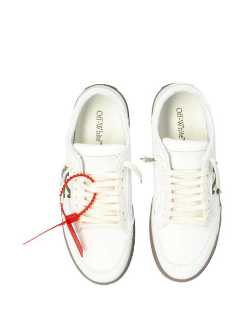 Off-White arrow-appliqué leather sneakers