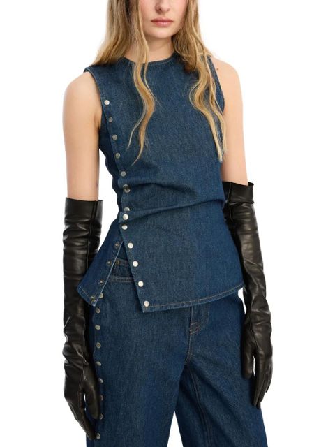 ROTATE BIRGER CHRISTENSEN button-detail top - Blue