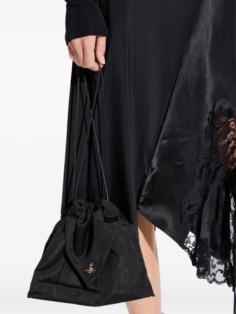 Vivienne Westwood orb drawstring shoulder bag - Black - zdjęcie produktu nr 2