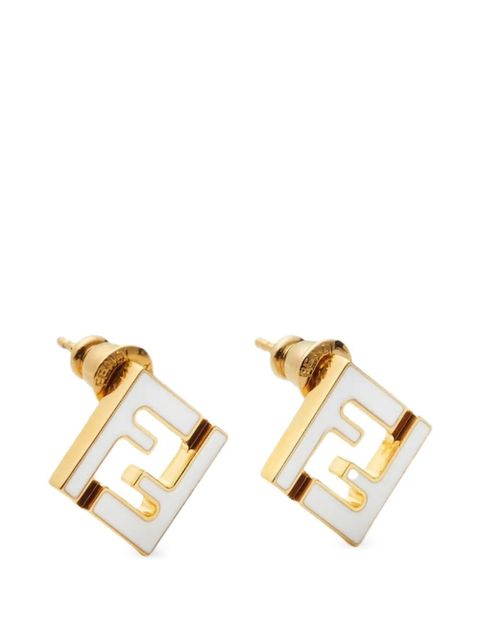 FENDI ff motif stud earrings - Gold - zdjęcie produktu nr 1