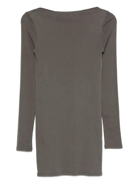 St. Agni boat-neck long-sleeve mini dress - Green - zdjęcie produktu nr 1