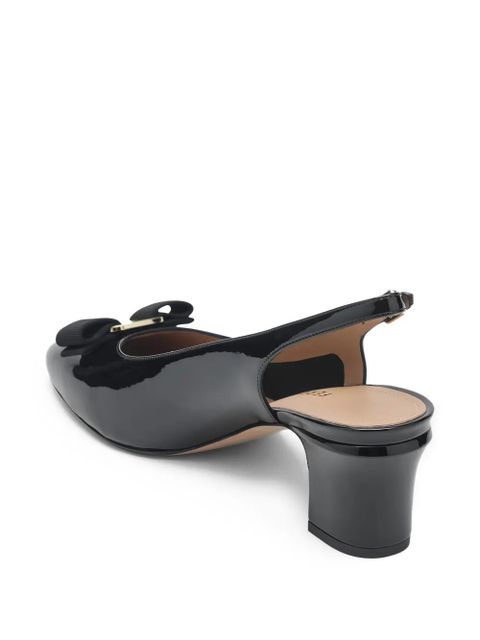 Ferragamo Vara bow-detail pumps - Black