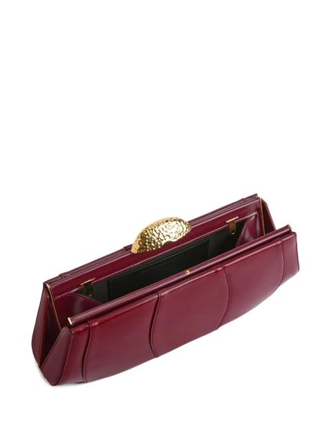 Giuseppe Zanotti EVE lambskin clutch bag - Red