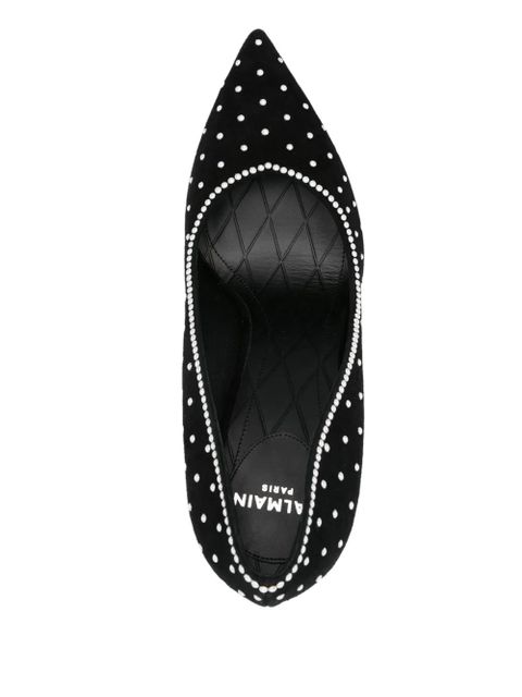Balmain 100mm bead-embellished pumps - Black