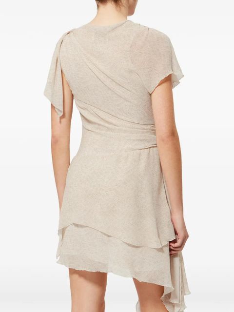 ISABEL MARANT Trysha ruffled mini dress - Neutrals