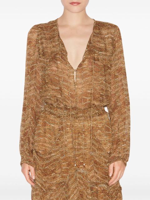 MARANT ÉTOILE Advika top - Brown