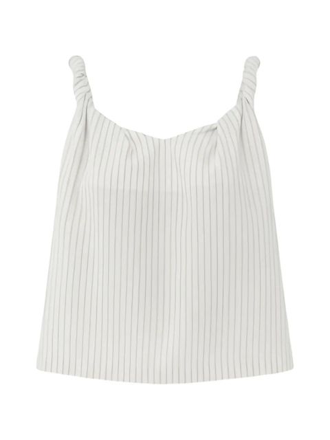 Eleh knotted striped top - Neutrals - zdjęcie produktu nr 1